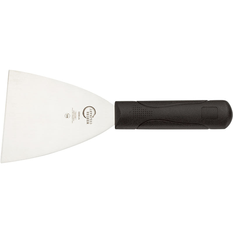 4" x 4-1/2" Millennia® Grill Scraper, Stainless Steel Blade, Beveled Edge, Polypropylene Handle