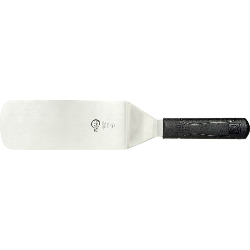 8" x 3" Millennia® Turner, Solid Japanese Steel Blade, Polypropylene Handle, Black