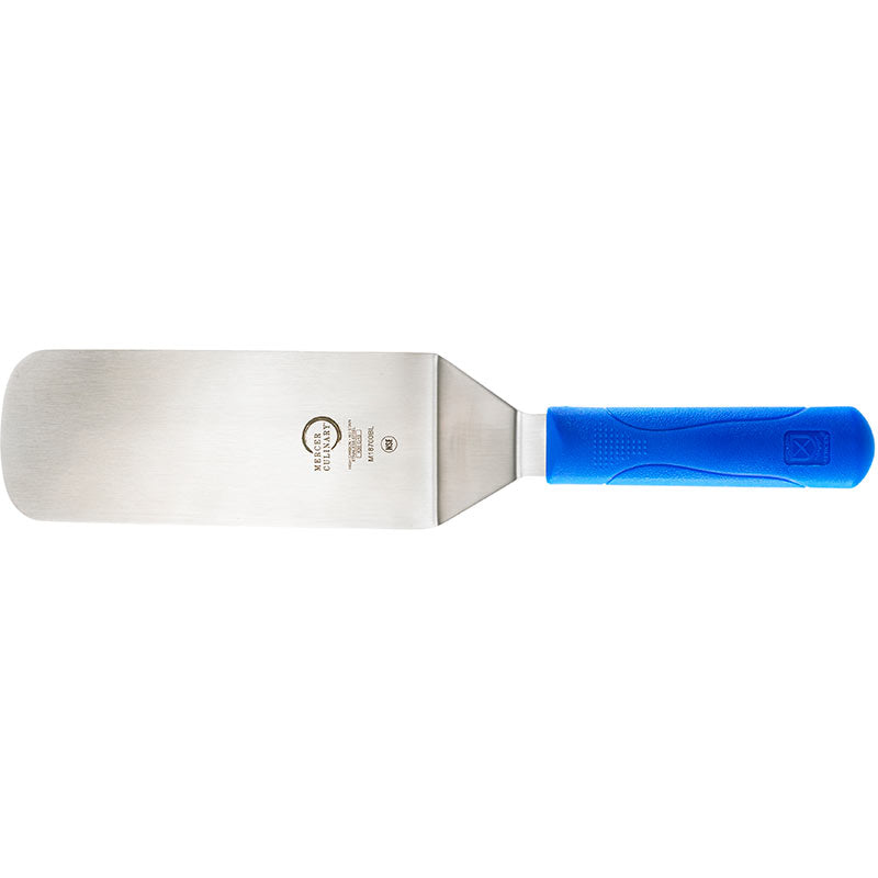 8" x 3" Millennia® Turner, Solid Japanese Steel Blade, Polypropylene Handle, Blue