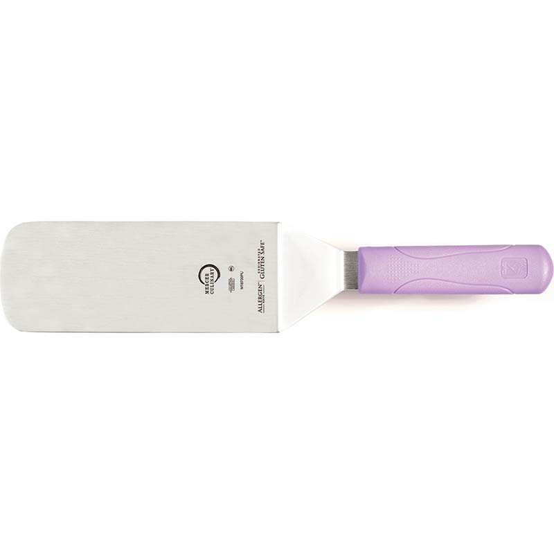 8" x 3" Millennia® Turner, Solid Japanese Steel Blade, Polypropylene Handle, Purple