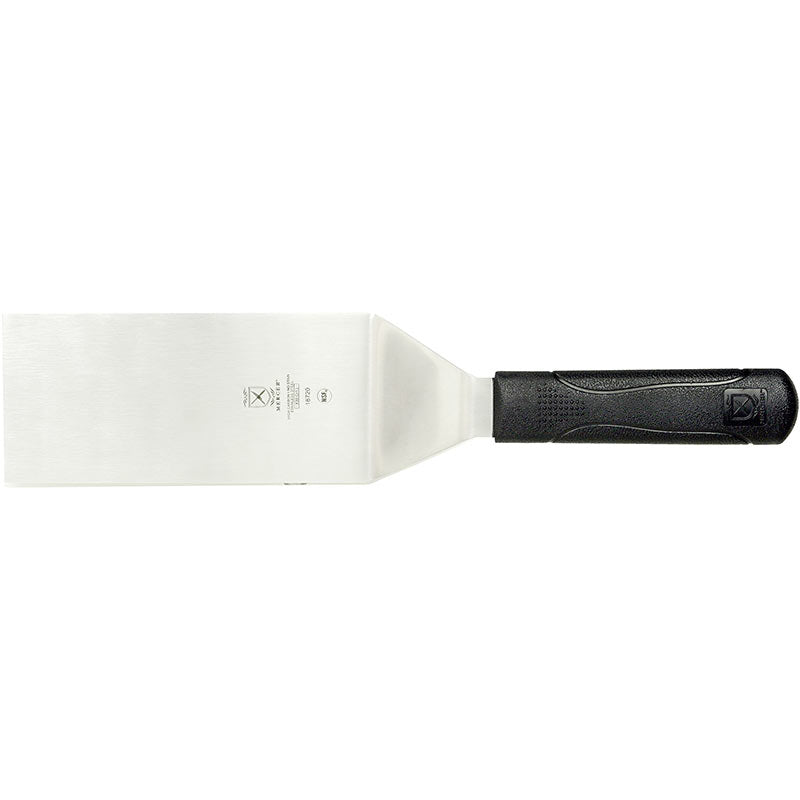 6" x 3" Millennia® Turner, Square Edge Solid Japanese Steel Blade, Polypropylene Handle
