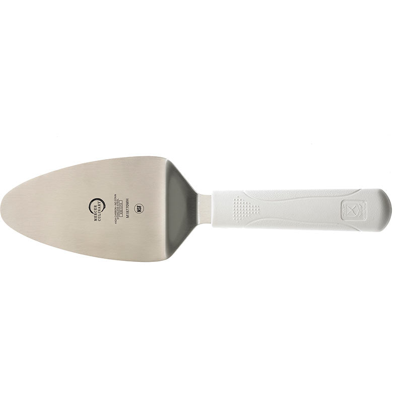 5" x 3" Millennia® Pie Knife, Japanese Steel Blade, Polypropylene Handle, White