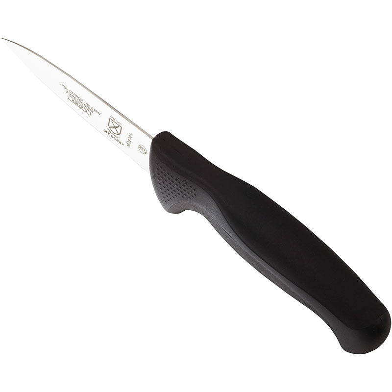 4" Millennia® Paring Knife, High-Carbon Japanese Steel, Santoprene® Handle, Black