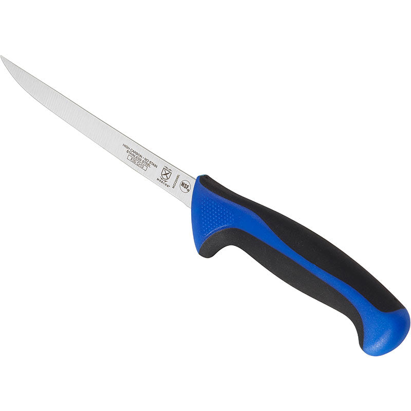 6" Millennia® Colors® Boning Knife, Narrow, High-Carbon Japanese Steel, Santoprene® Handle, Blue