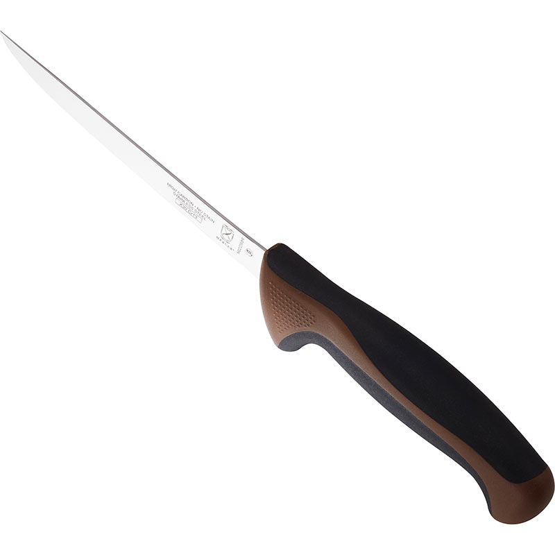 6" Millennia® Colors® Boning Knife, Narrow, High-Carbon Japanese Steel, Santoprene® Handle, Brown