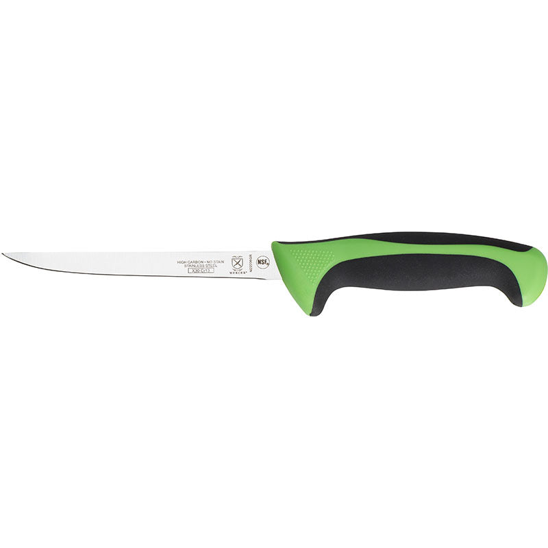 6" Millennia® Colors® Boning Knife, Narrow, High-Carbon Japanese Steel, Santoprene® Handle, Green