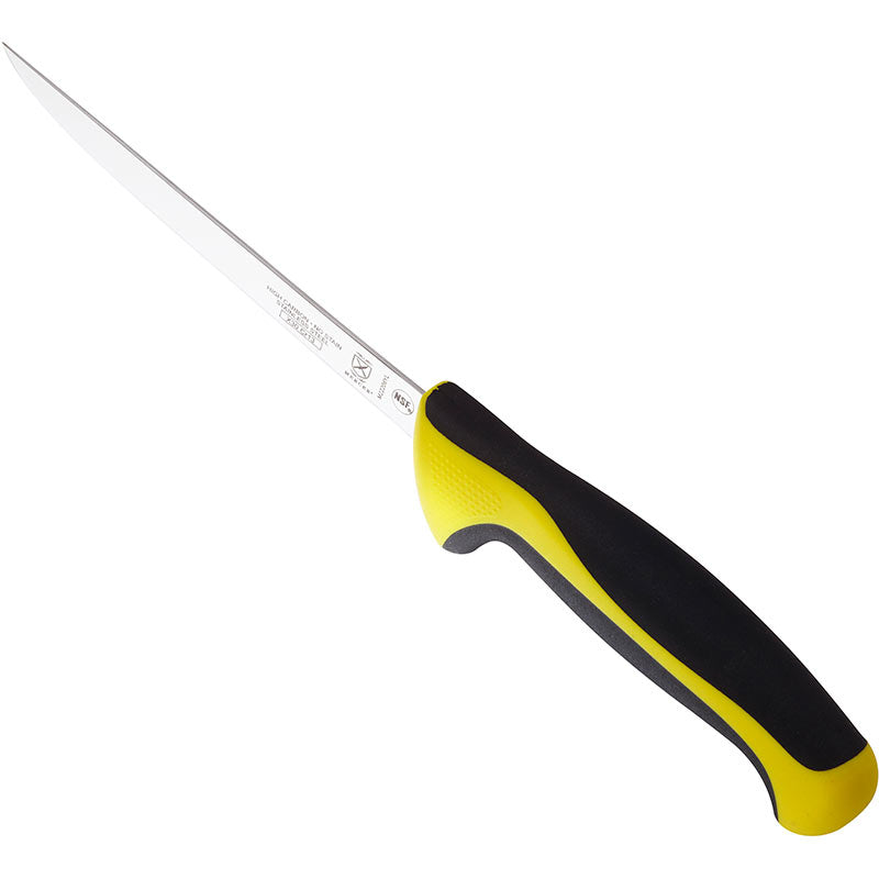 6" Millennia® Colors® Boning Knife, Narrow, High-Carbon Japanese Steel, Santoprene® Handle, Yellow