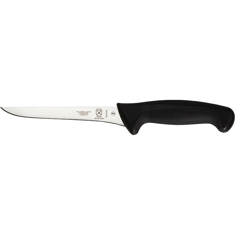 6" Millennia® Boning Knife, High-Carbon Japanese Steel, Santoprene® Handle, Black