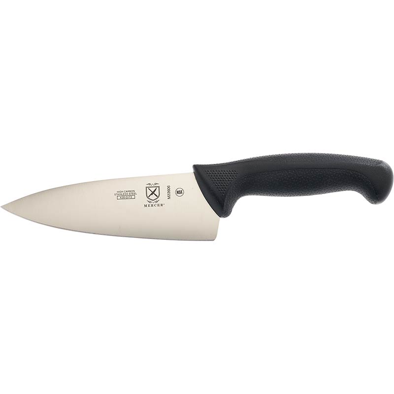 6" Millennia® Chef’s Knife, High-Carbon Japanese Steel, Santoprene® Handle, Black
