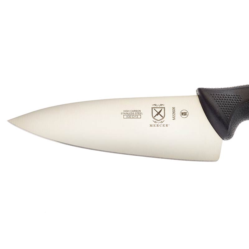 6" Millennia® Chef’s Knife, High-Carbon Japanese Steel, Santoprene® Handle, Black