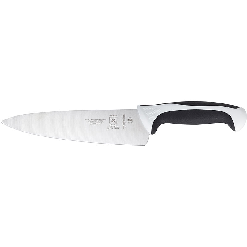 8" Millennia® Colors® Chef’s Knife, High-Carbon Japanese Steel, Santoprene® Handle, White