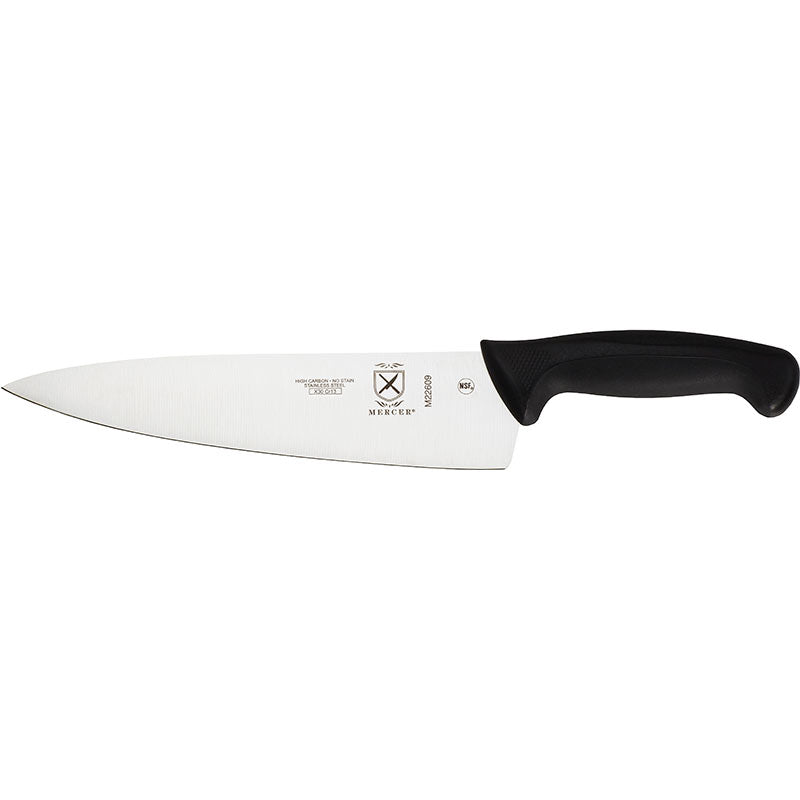 9" Millennia® Chef’s Knife, High-Carbon Japanese Steel, Santoprene® Handle, Black