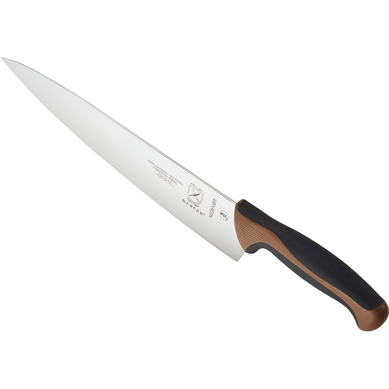 10" Millennia® Colors® Chef’s Knife, High-Carbon Japanese Steel, Santoprene® Handle, Brown