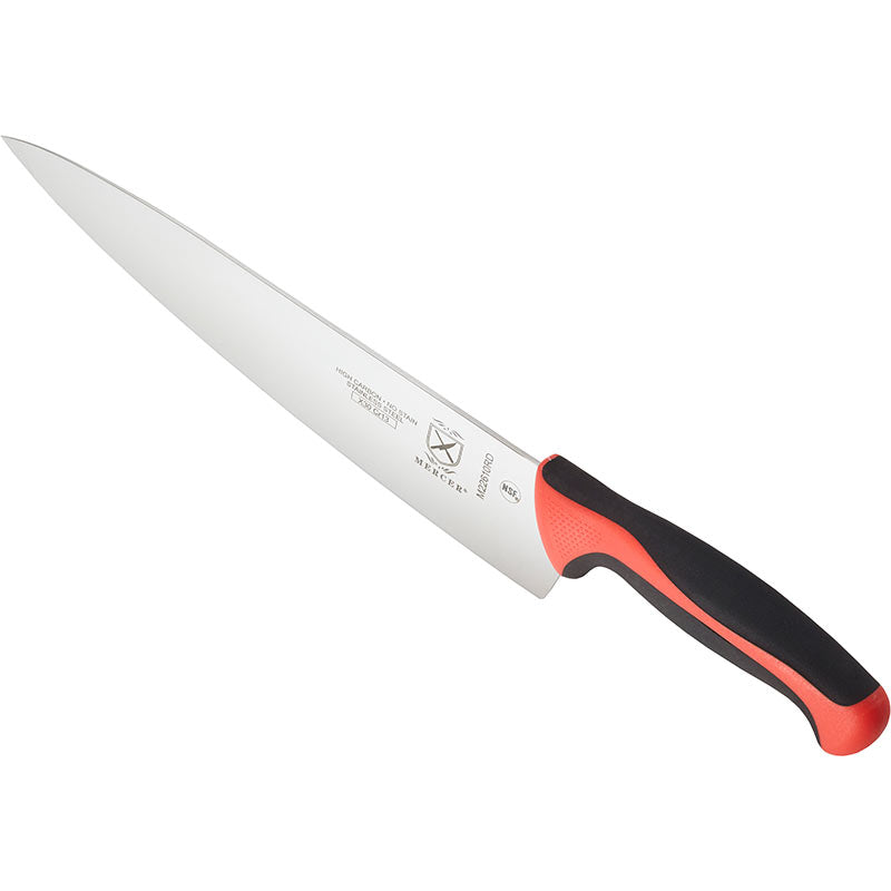 10" Millennia® Colors® Chef’s Knife, High-Carbon Japanese Steel, Santoprene® Handle, Red
