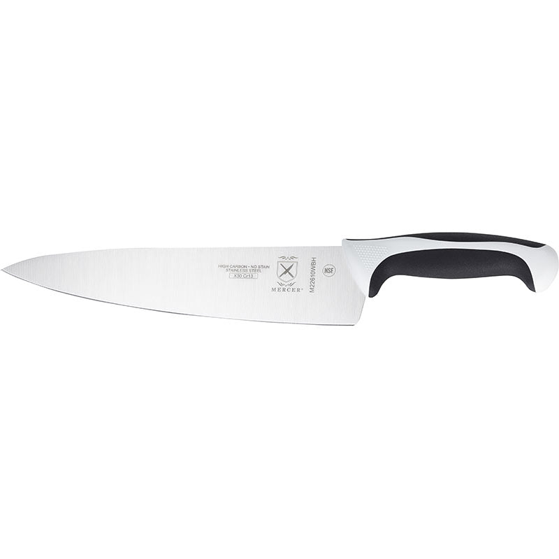 10" Millennia® Colors® Chef’s Knife, High-Carbon Japanese Steel, Santoprene® Handle, White