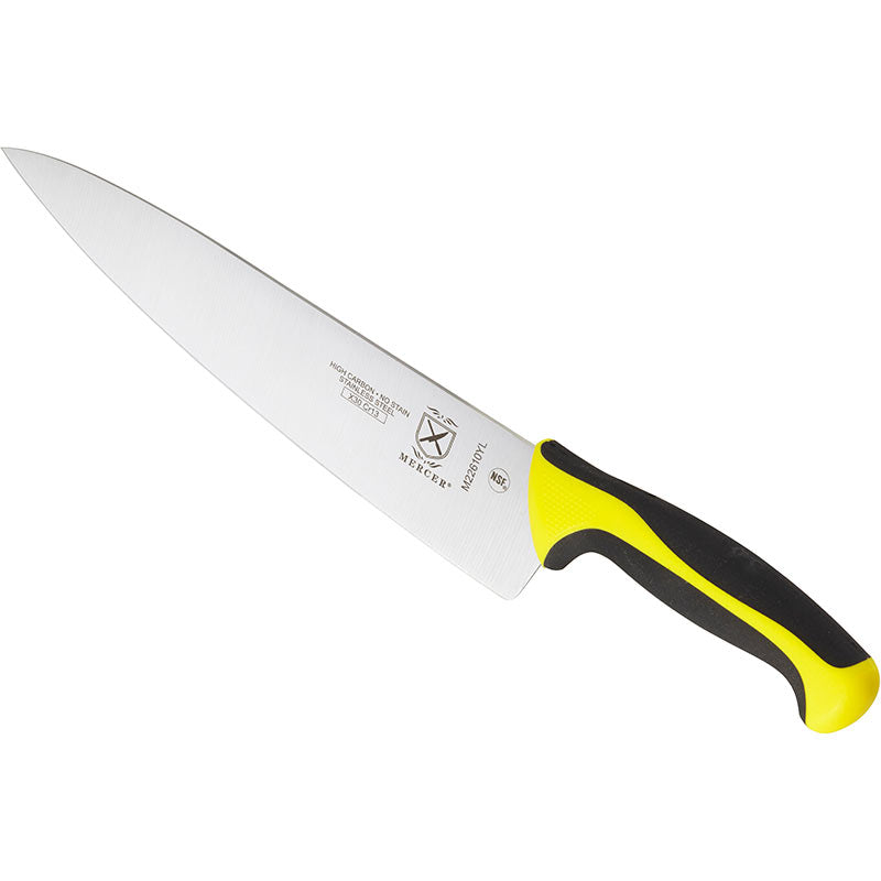 10" Millennia® Colors® Chef’s Knife, High-Carbon Japanese Steel, Santoprene® Handle, Yellow
