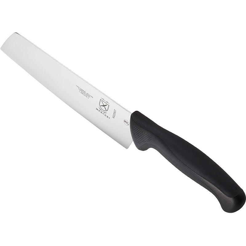 7" Millennia® Nakiri Vegetable Knife, High-Carbon Japanese Steel, Santoprene® Handle