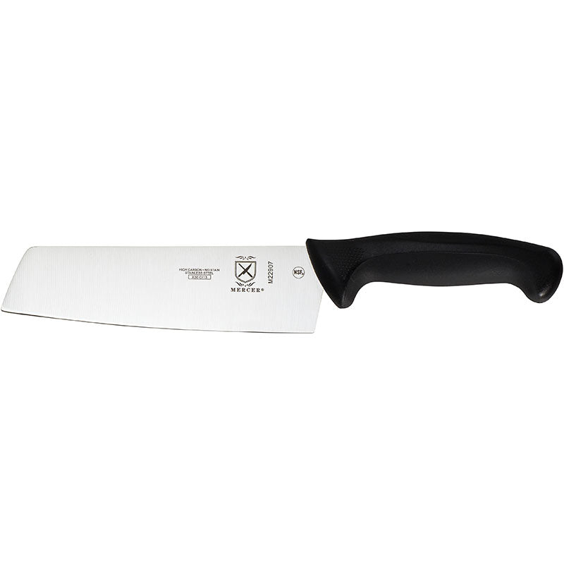 7" Millennia® Nakiri Vegetable Knife, High-Carbon Japanese Steel, Santoprene® Handle