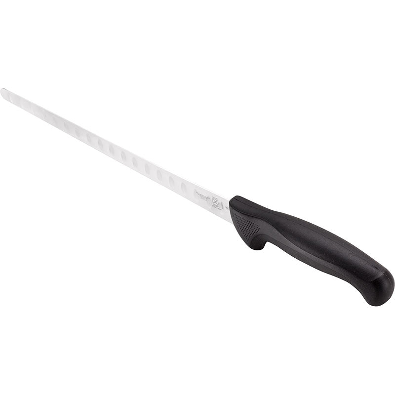 10-1/4" Millennia® Salmon Slicer Knife, Granton Edge, High-Carbon Japanese Steel, Santoprene® Handle