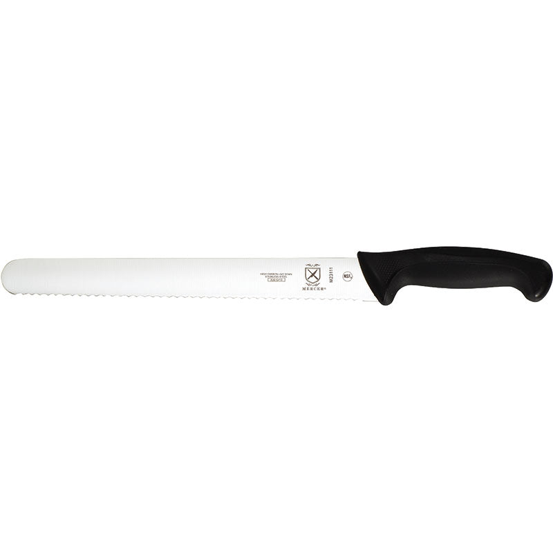 11" Millennia® Slicer Knife, Wavy Edge, High-Carbon Japanese Steel, Santoprene® Handle