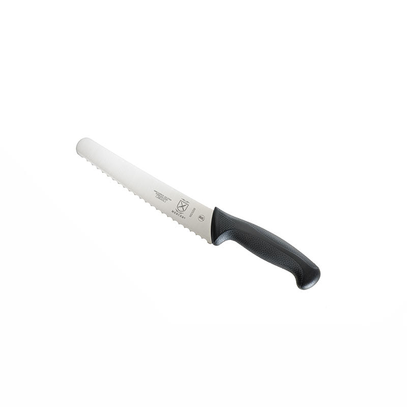 8" Millennia® Bread Knife, Wide Wavy Edge, High-Carbon Japanese Steel, Santoprene® Handle