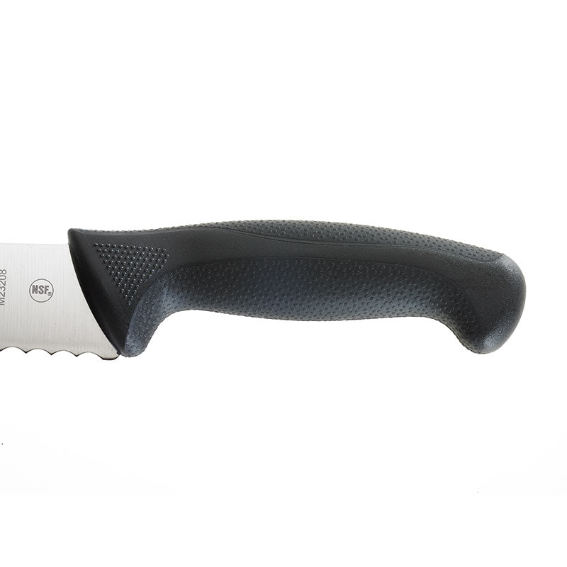 8" Millennia® Bread Knife, Wide Wavy Edge, High-Carbon Japanese Steel, Santoprene® Handle