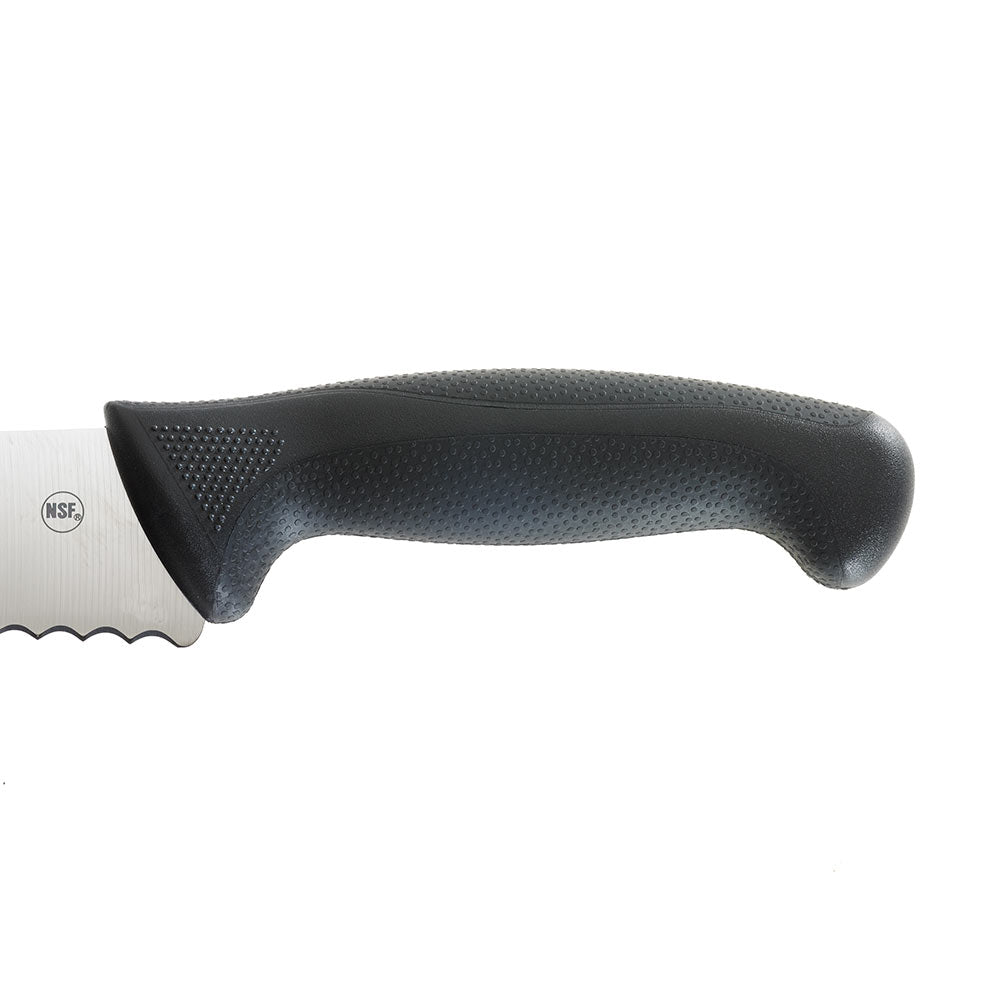 10" Millennia® Bread Knife, Left-Handed, Wide Wavy Edge, High-Carbon Japanese Steel, Santoprene® Handle