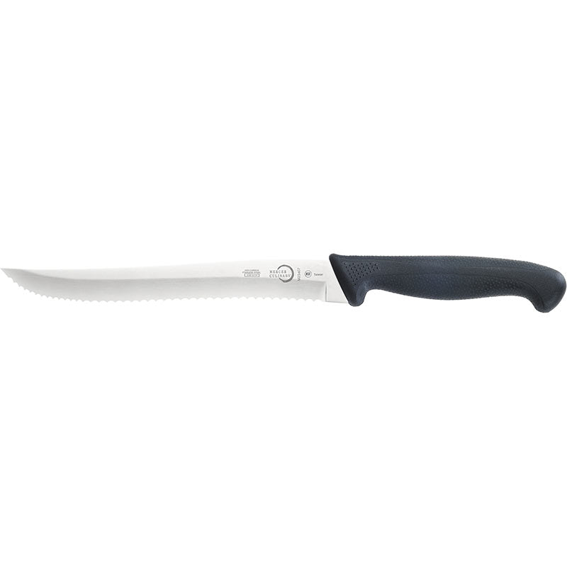 7" Millennia® Utility Knife, Wavy Edge, High-Carbon Japanese Steel, Santoprene® Slim Handle