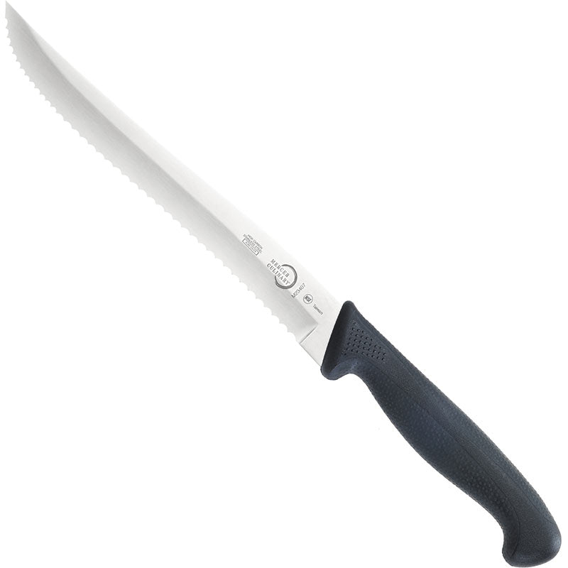 7" Millennia® Utility Knife, Wavy Edge, High-Carbon Japanese Steel, Santoprene® Slim Handle