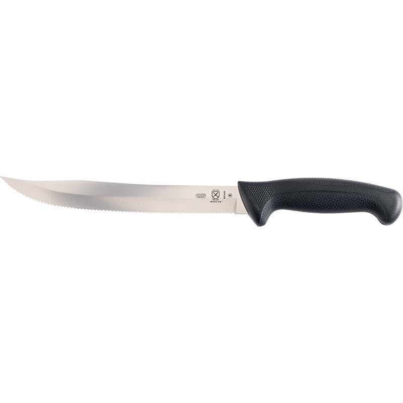 9" Millennia® Utility Slicer, Scalloped Edge, High-Carbon Japanese Steel, Santoprene® Slim Handle