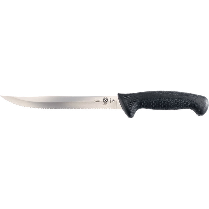 8" Millennia® Slicer Knife, Tiger Edge, High-Carbon Japanese Steel, Santoprene® Slim Handle