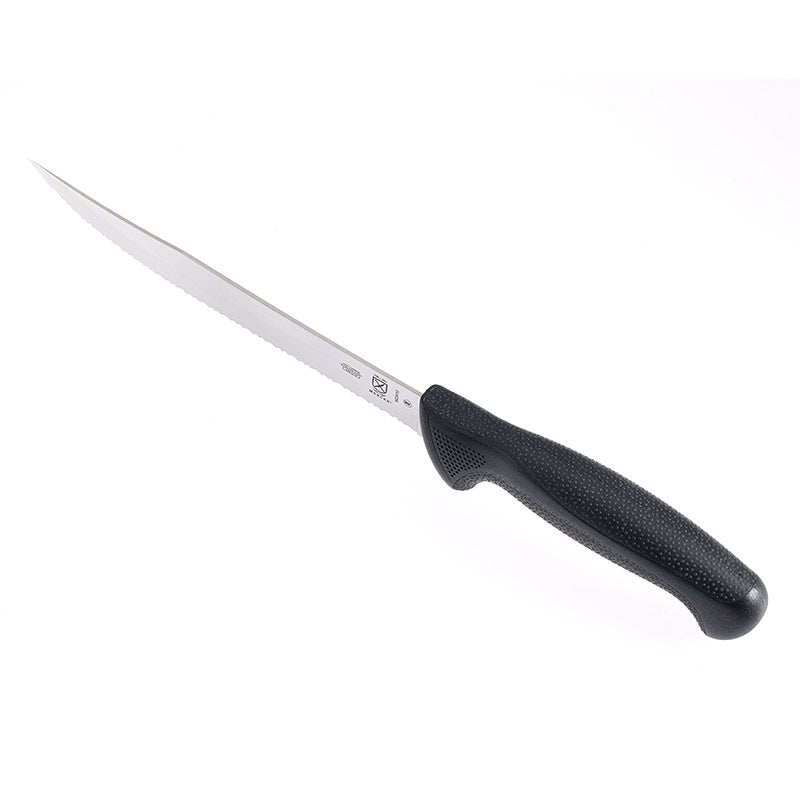 8" Millennia® Slicer Knife, Tiger Edge, High-Carbon Japanese Steel, Santoprene® Slim Handle