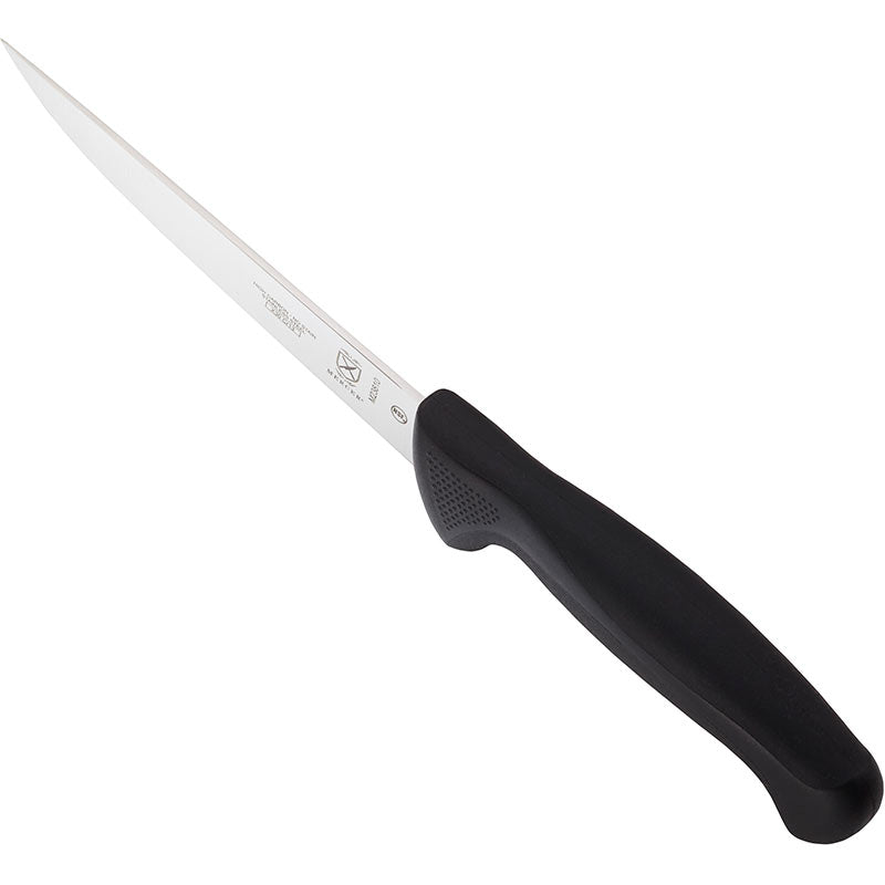 6" Millennia® Boning Knife, Wide, High-Carbon Japanese Steel, Santoprene® Handle, Black