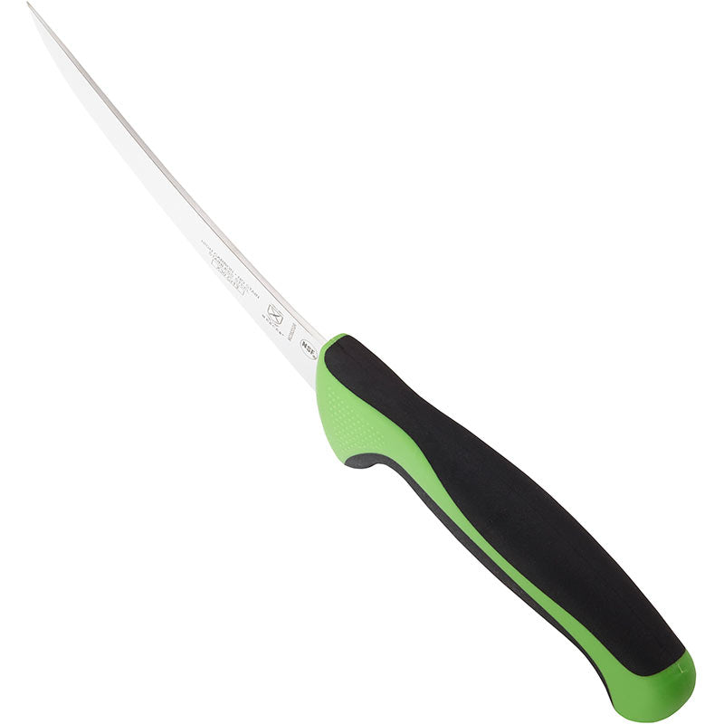 6" Millennia® Colors® Boning Knife, Curved, High-Carbon Japanese Steel, Santoprene® Handle, Green