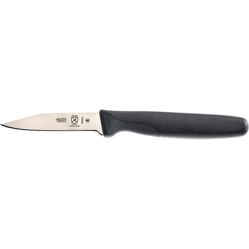 3.25" Millennia® Paring Knife, Clip Point, High-Carbon Japanese Steel, Santoprene® Handle, Black