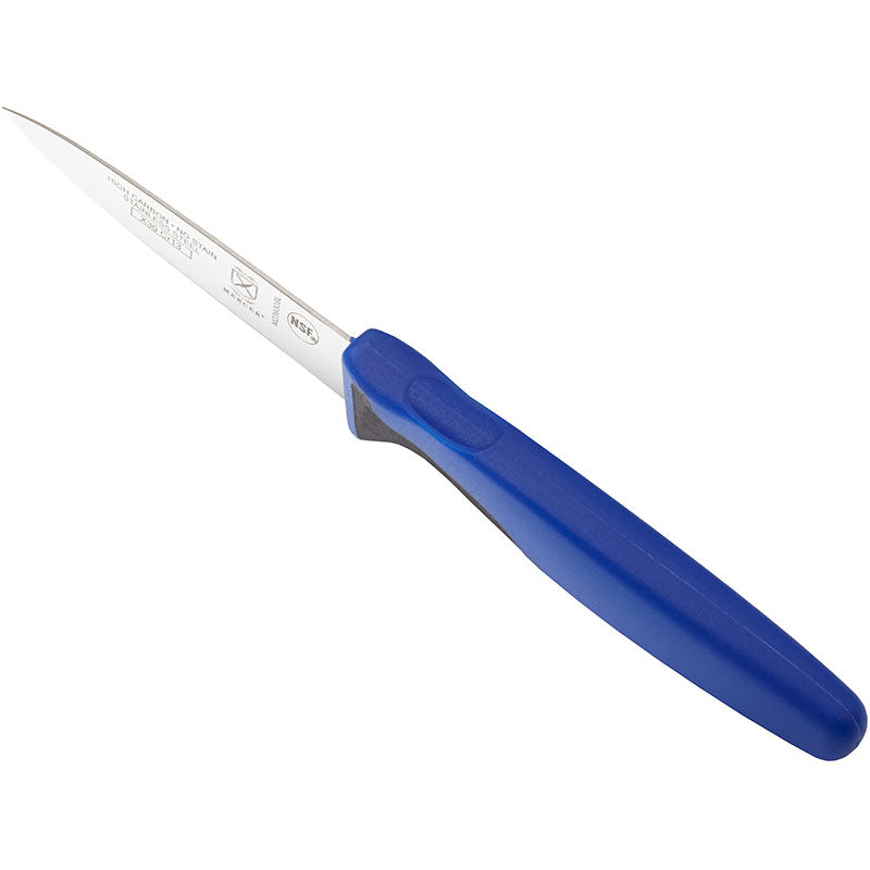 3" Millennia® Color Paring Knife, High-Carbon Japanese Steel, Santoprene® Handle, Blue