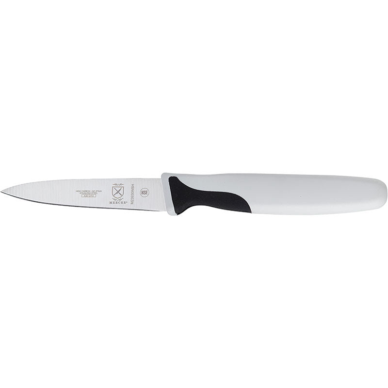 3" Millennia® Color Paring Knife, High-Carbon Japanese Steel, Santoprene® Handle, White