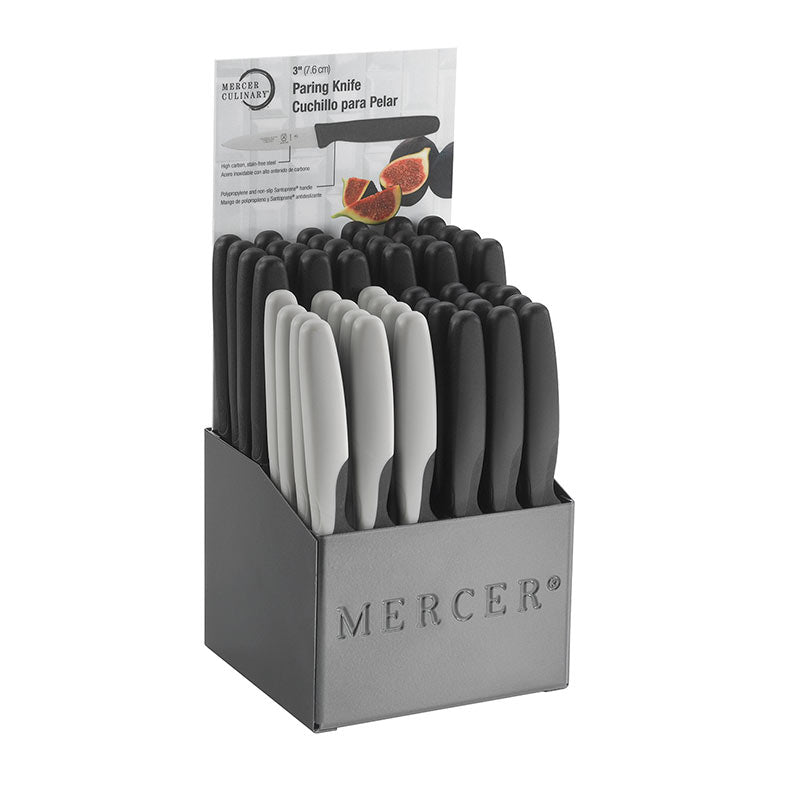Millennia® Color Paring Knife Replenishment Set, 48-Piece Gray & Black Knives