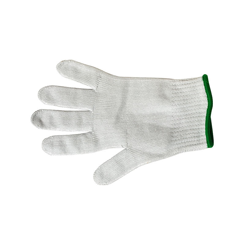 Millennia® Cut Glove, Size M, 10-Gauge, Stainless Steel Reinforced, White/Green Cuff