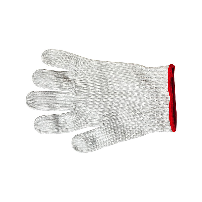 Millennia® Cut Glove, Size S, 10-Gauge, Stainless Steel Reinforced, White/Red Cuff