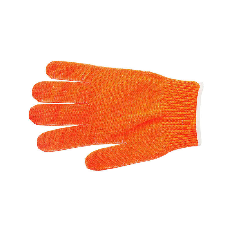 Millennia® Colors® Cut Glove, Size L, 13-Gauge, Orange/White Cuff