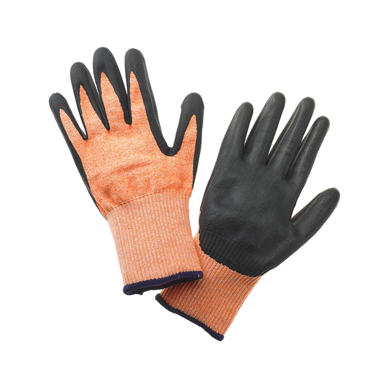 Millennia® Food Processing Gloves, 13-Gauge, Size XS, Orange/Purple Cuff (12-Pack)