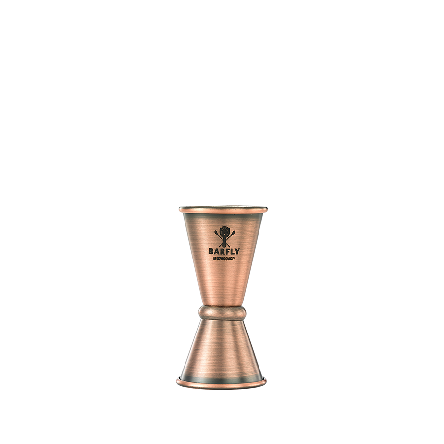 Barfly® 1/2 & 3/4 oz. Japanese Style Jigger, Antique Copper
