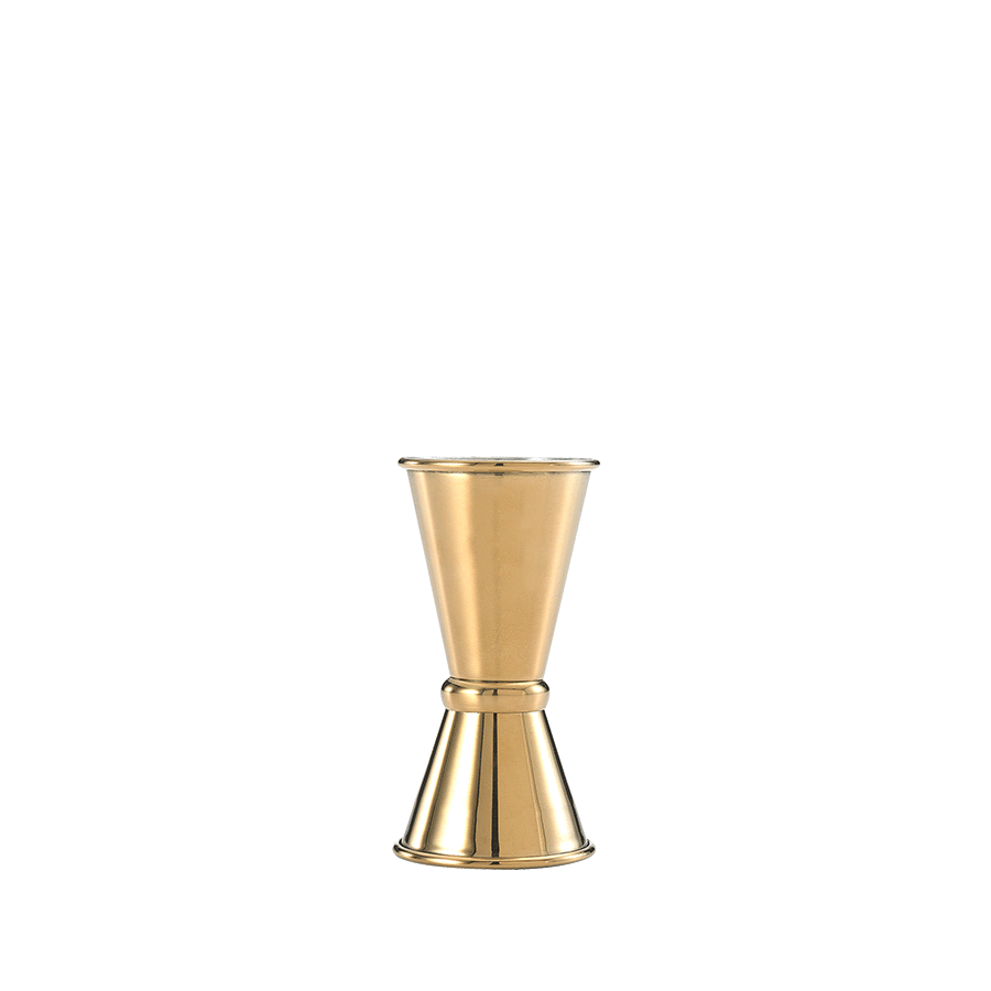 Barfly® 1/2 & 3/4 oz. Japanese Style Jigger, Gold