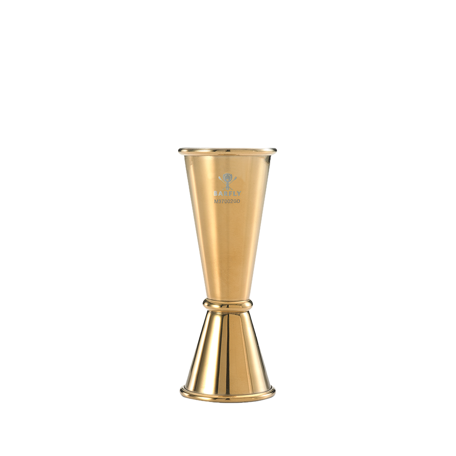 Barfly® 25 & 50 ml Japanese Style Jigger, Gold