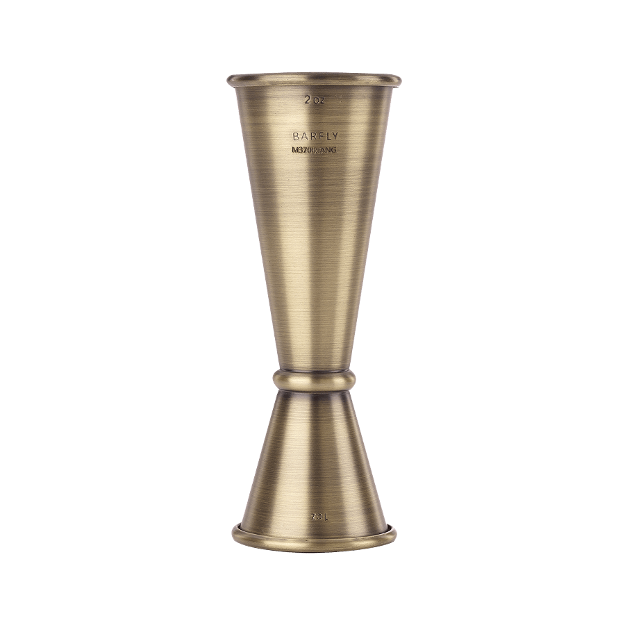 Barfly® 1 & 2 oz. Japanese Style Jigger, Antique Gold