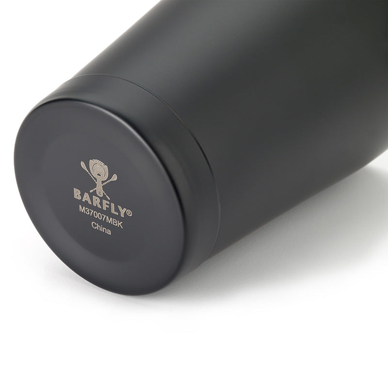 Barfly Black Out Cocktail Shaker 18 oz Black Mirror Finish