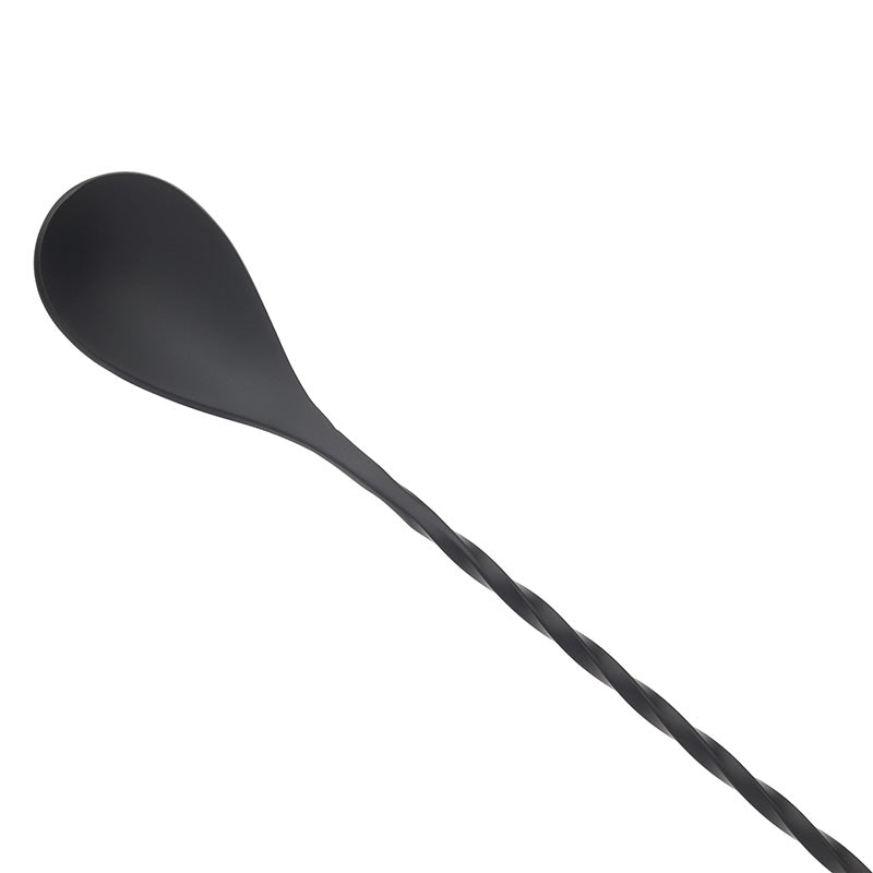 Barfly Black Out Japanese Bar Spoon 13-3/16 in Gun Metal Black
