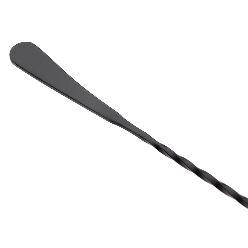 Barfly Black Out Japanese Bar Spoon 13-3/16 in Gun Metal Black