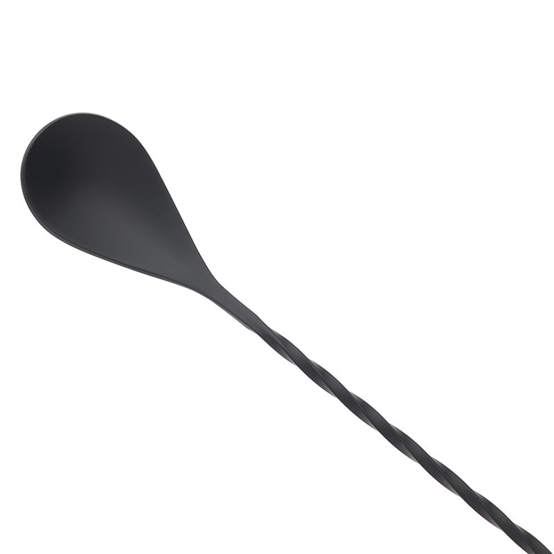 Barfly Black Out Classic Bar Spoon 11-13/16 in Gun Metal Black